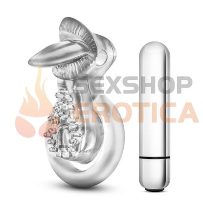 Anillo para retrasar la eyaculacion con potete vibrador